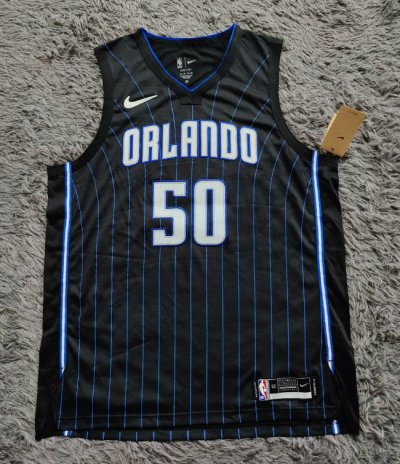 50 Anthony Orlando Magic Icon Black Jersey player version